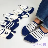 جوراب انگشتی کالجی زنانه فری سایز مناسب سایز 36 تا 40  موجودی فقط مشکی ساده