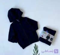 سویشرت بچگانه پسرانه برند لوپیلو lupilu طوسی سرمه‌ای طرح دایناسور