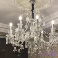 لوستر باکارات زنیت شفاف مجلل ( 8 شعله)