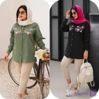 مانتو زنانه شیلا شانتون دارای سایز بندی و رنگبندی V52331