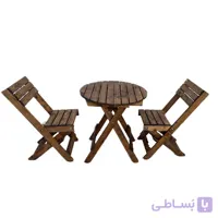 میز و صندلی گرد تاشو کد 010