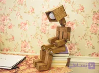 چراغ مطالعه آدمک چوبی کد 048