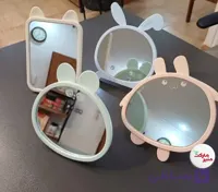 آینه پایه دار رومیزی آرایشی فانتزی