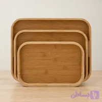 سینی پذیرایی بامبو ست سه تایی