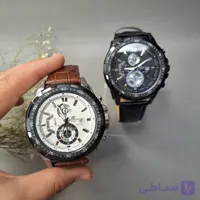 ساعت مردانه اسپرت بند چرمی  طرح اصلی ادیفایس برند کاسیو گارانتی دارد  ساعت خاص مردانه اسپرت و زیبا