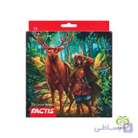 مداد رنگی 72 رنگ جعبه مقوایی فکتیس کد F07112372