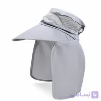کلاه آفتابگیر ماهیگیری با محافظ گردن و تهویه توری