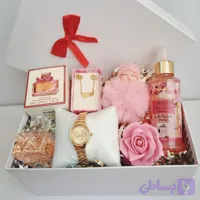 باکس هدیه ساعت زنانه پک کادویی اکسسوری بادی اسپلش