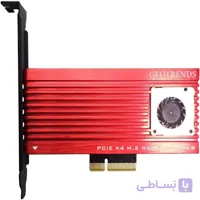 کارت توسعه PCI-E افزایش M.2 NVME گلوترندس مدل PJ19