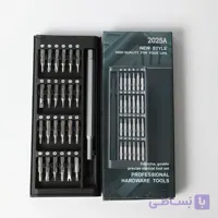 ست پیچ گوشتی ساعتی (موبایلی) 25 عددی مدل A10154-A10155