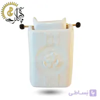 اسانس سوز سرامیکی سطل دار سفید کد 5543