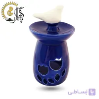 اسانس‌سوز سرامیکی طرح پرنده آبی کد 897