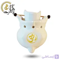 اسانس سوز سرامیکی سطل دار سفید کد 5541