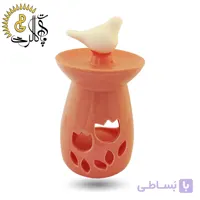 اسانس‌سوز سرامیکی صورتی طرح پرنده کد 895