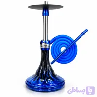 قلیون سوپاپی برند الماسی رنگ آبی کد028