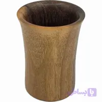 لیوان چوبی قهوه کمر باریک
