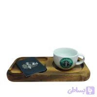 شات و سینی قهوه خوری استارباکس