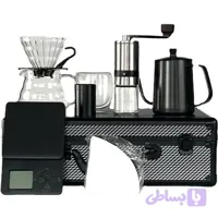 ست قهوه ساز دمی 9تکه V60 قابل حمل