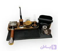 ست کامل تجهیزات سرو قهوه چوبی سایز ۵۱
