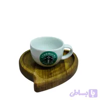 شات و سینی قلبی قهوه خوری