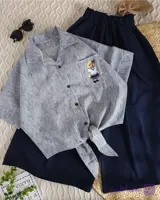 ست شومیز و شلواردخترانه،سایزبندی از ۵۵ تا ۷۰