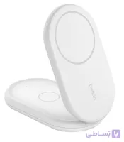 پایه شارژ وایرلس بلکین مدل Belkin BoostCharge 2-in-1 – Qi215W