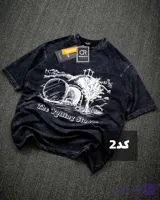 تیشرت سنگشور چاپی پارچه دورس کد 40130