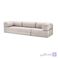 کاناپه چهار نفره تخت خواب شو مدل کمجا | مبل سبز