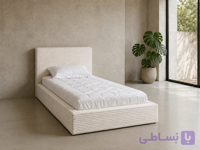 تخت خواب تمام فوم مدل مارشمالو تک نفره سایز 90 با قابلیت شستشو و طراحی مدرن دکوراش