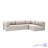 مبل ال تختخواب شو مدرن | مبل سبز