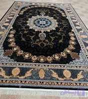 فرش۱۲متری حراجی۷۰۰شانه تراکم۲۵۵۰سرمه ای