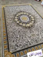 فرش۱۲متری طرح۷۰۰شانه بوستان نقره ای