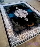 فرش ارزان9 متری طرح 700 شانه آراز سرمه ای