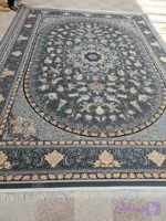 فرش 700شانه 2550 تراکم کد 022 12متری طوسی تخفیفی حراجی