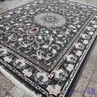 فرش طرح تلناز 700شانه سرمه ای 9 متری فرش ارزان
