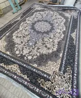 فرش طرح تندیس طوسی 700شانه 12 متری فرش ارزان