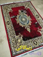 فرش طرح زیبا ۷۰۰ شانه لاکی 4 متری فرش ارزان فرش ضخیم