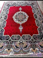 قالیچه زرونیم طرح۷۰۰شانه هالیدی لاکی حراجی