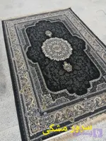 فرش طرح ۷۰۰ شانه آبی سرمه ای 9 متری فرش ارزان