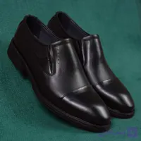 کفش مردانه مجلسی اداری رسمی بی بند  چرم اصل  برند پاکو کیفیت درجه یک