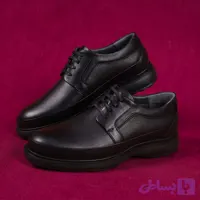 کفش مردانه طبی بندی چرم مشگی