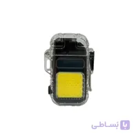 فندک المنتی با چراغ قوه مدل Flashlight