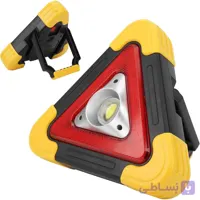 چراغ مثلث خطر چند حالته شارژی خورشیدی Hurry.bolt HB-6609