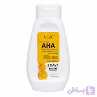 نمک بدن روشن کننده AHA وزه VEZE حاوی ویتامین C و E حجم ۴۳۰ گرم