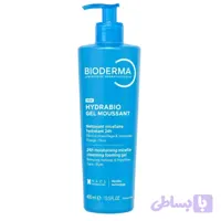 ژل شستشوی صورت بایودرما مدل Hydrabio Gel Moussant حجم 400 میلی لیتر