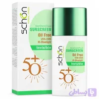 ضد آفتاب فلوئیدی رنگ طبیعی شون SPF 50 مناسب پوست چرب حجم ۵۰ میلی لیتر