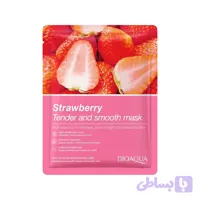 ماسک ورقه ای صورت مدل توت فرنگی بیوآکوا Bioaqua