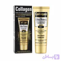کرم ضد آفتاب بدون رنگ وکالی مدل کلاژن Ultra Protect SPF 60 حجم ۱۳۰ میلی لیتر