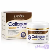 کرم کلاژن و ضد پیری صورت سادور SADOER حجم 100 گرم