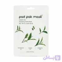 ماسک ورقه ای آبرسان صورت پد پاک Pad Pak مدل چای سبز